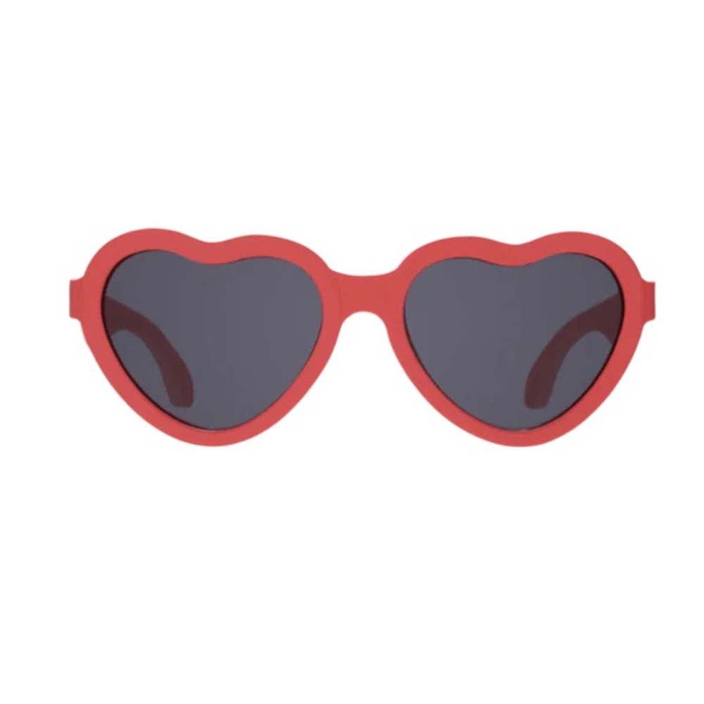 Babiators Limited Edition Candy Apple Heart Smoke Lense Kids Sunglasses
